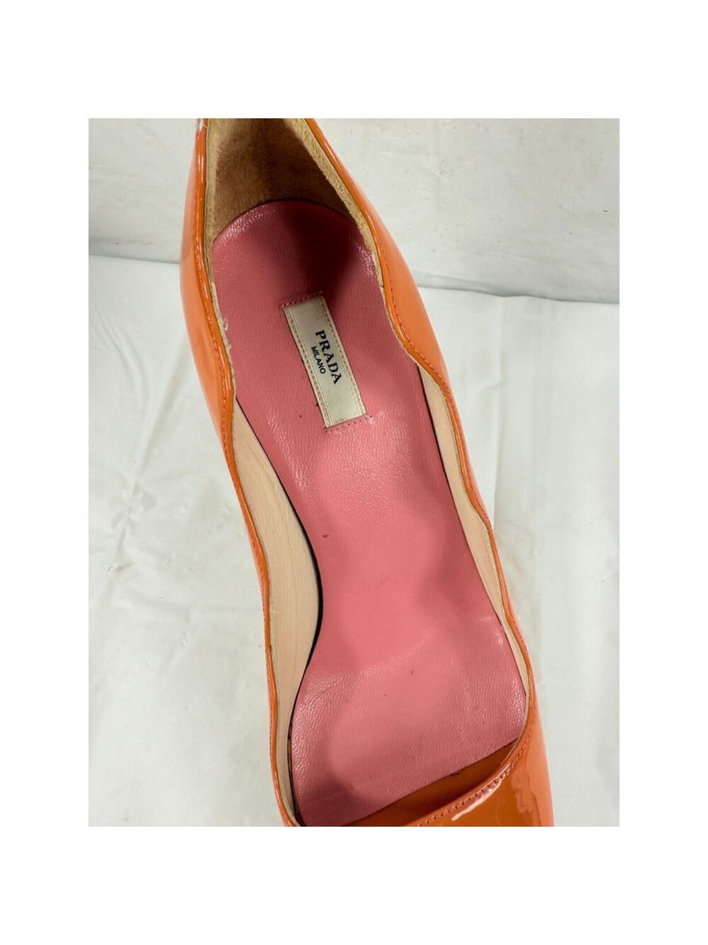PRADA Pumps Heel Leather vintage Y2K - Picture 5 of 15